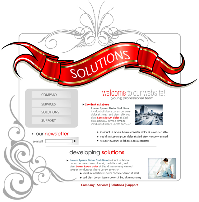 Create a Vibrant Vector Style Layout Tutorial: Final Result