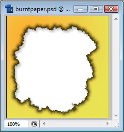 Burnt Paper Effect Tutorial: Final Result