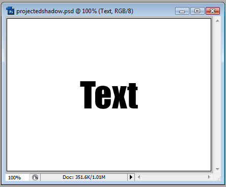 Projected Shadow Text image 1