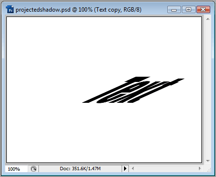 Projected Shadow Text image 2