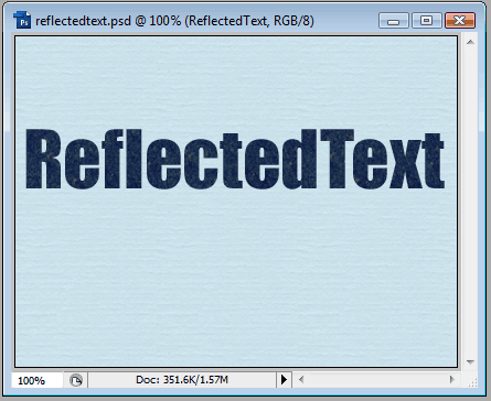 Glass-like Reflecting Text image 6