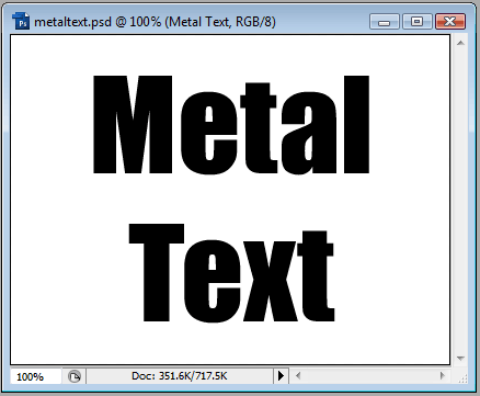 Metal Looking Text image 1