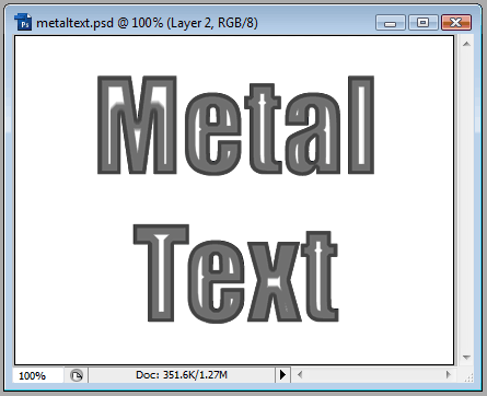 Metal Looking Text image 4