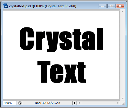 Crystal Looking Text image 1
