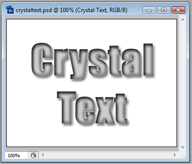 Crystal Looking Text image 4