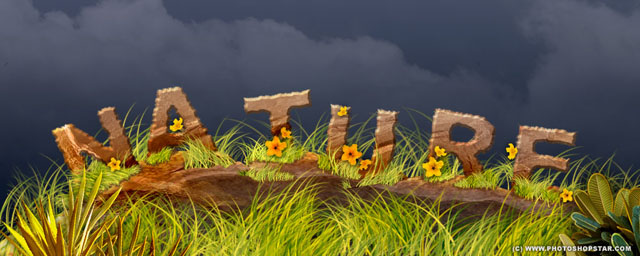 Make the Striking Grass Tutorial: Final Result