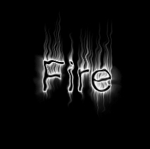 How to make text written in fire Tutorial: Final Result