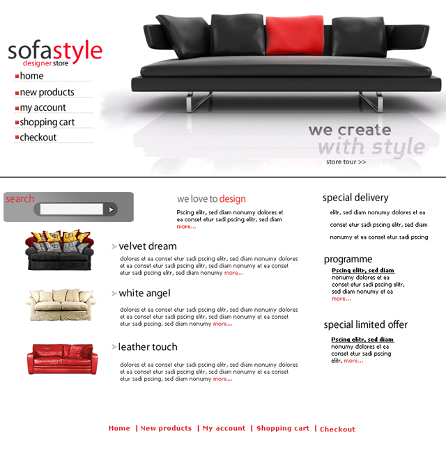 Furniture Layout - Designer Layout Tutorial: Final Result