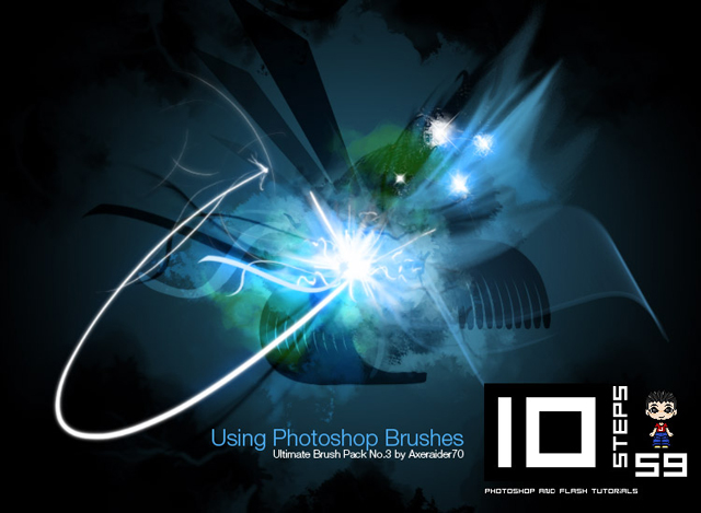 Make Abstract Wallpaper with Brushes Tutorial: Final Result