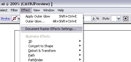 Illustrator QuickFix - Document Raster Effects image 4