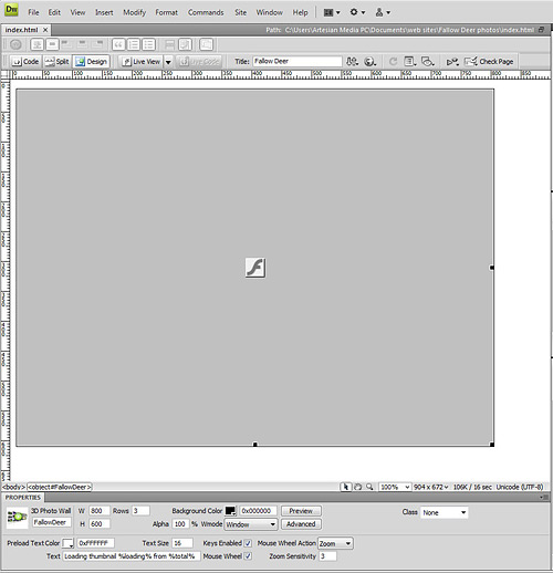 Using the Dreamweaver 3D Wall Extension image 11