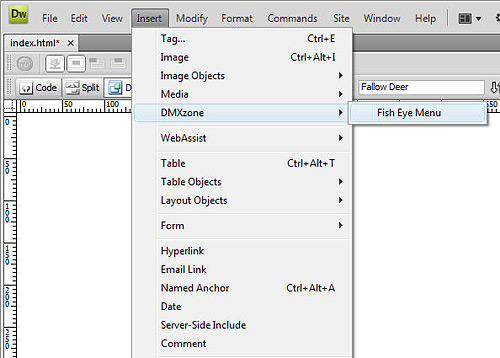 Using the Dreamweaver 3D Wall Extension image 2