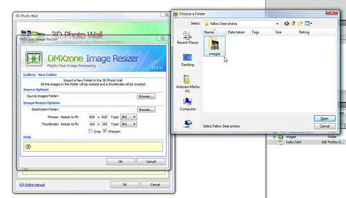 Using the Dreamweaver 3D Wall Extension image 3
