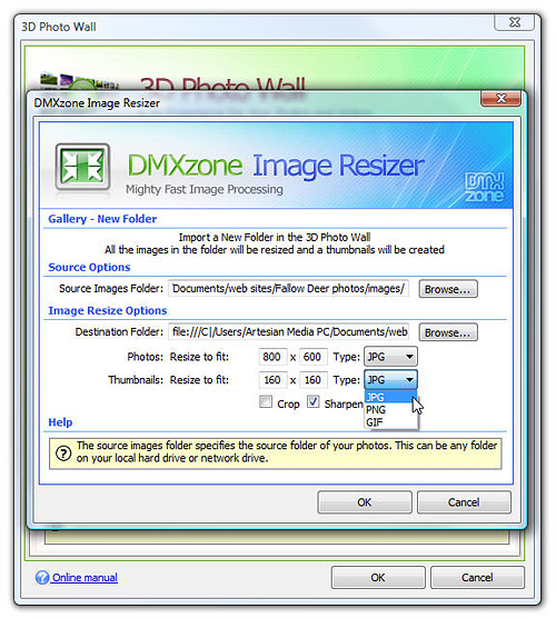 Using the Dreamweaver 3D Wall Extension image 5