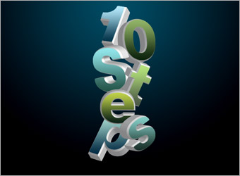 Create a 3D Flowery Text Effect image 11