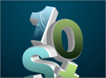 Create a 3D Flowery Text Effect image 12