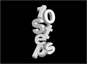 Create a 3D Flowery Text Effect image 6