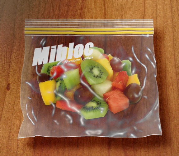 Design a Realistic Sandwich Bag Tutorial: Final Result