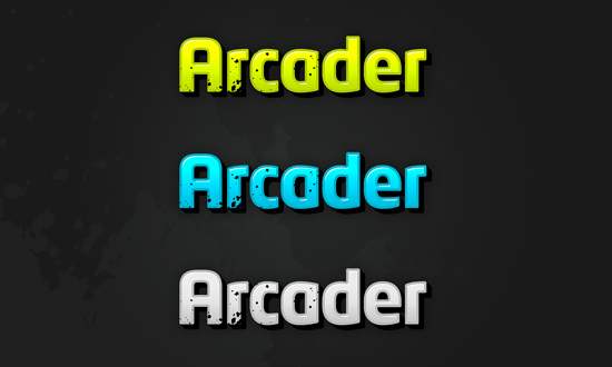 Sleek Arcade-Style Logo/Text Effect Tutorial: Final Result