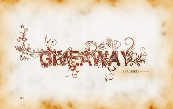 Awesome Floral Type in Fireworks and Photoshop in 5 minutes Tutorial: Final Result