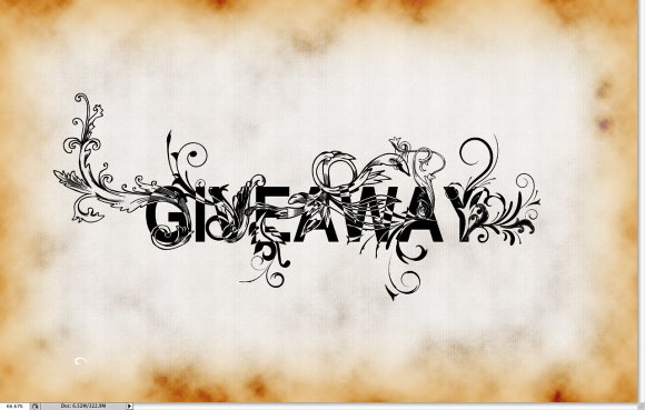Awesome Floral Type in Fireworks and Photoshop in 5 minutes image 9