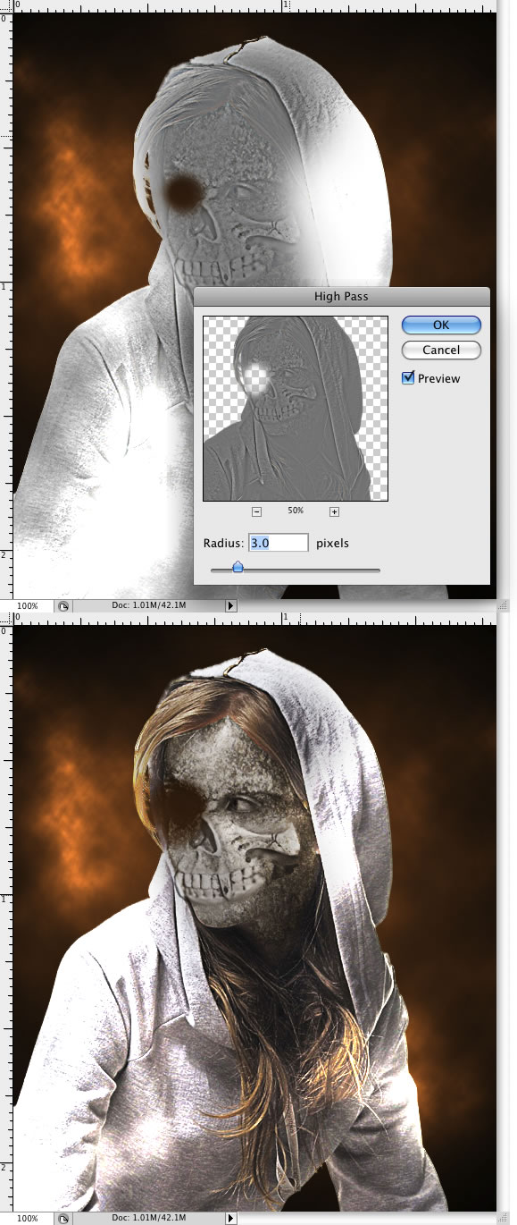 Zombie Transformation in Photoshop image 14