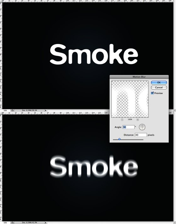 Smoke Type in Photoshop in 10 Steps image 2