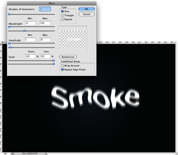 Smoke Type in Photoshop in 10 Steps image 3
