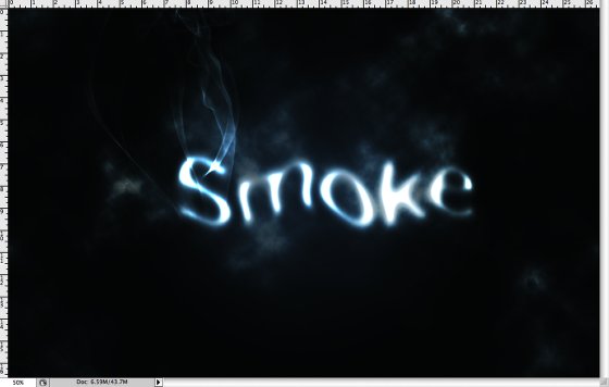 Smoke Type in Photoshop in 10 Steps image 6