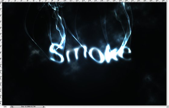 Smoke Type in Photoshop in 10 Steps image 7