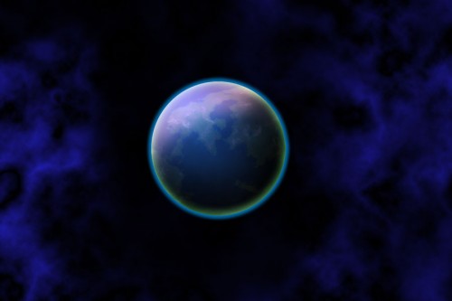 Create a Planet and Outer Space Scene image 13