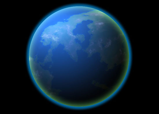 Create a Planet and Outer Space Scene image 11