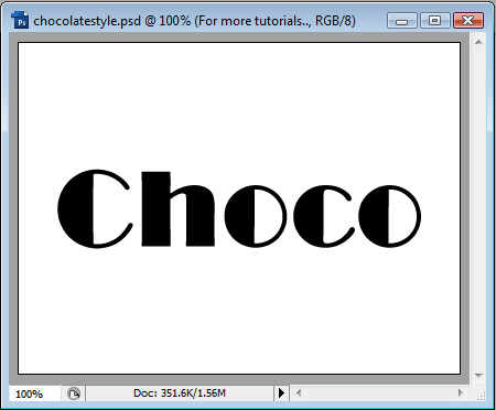 Chocolate Style Effect image 1