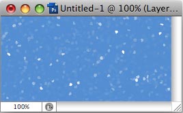 Quick and Easy Way to add Snowflakes to your Design Tutorial: Final Result
