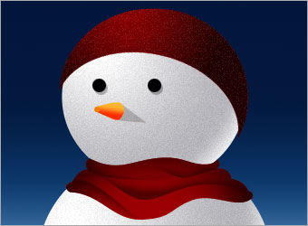 Draw your Snowman in Photoshop image 13