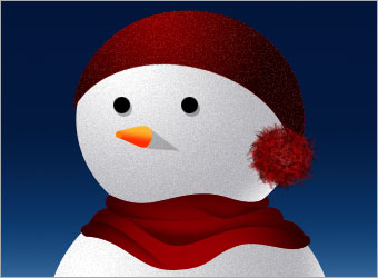 Draw your Snowman in Photoshop image 18