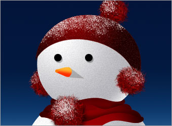 Draw your Snowman in Photoshop image 20