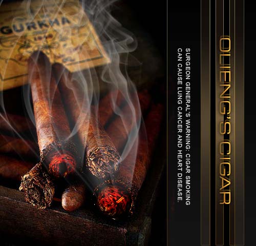 Light up a Cigar, Fire and Smoke Tutorial: Final Result