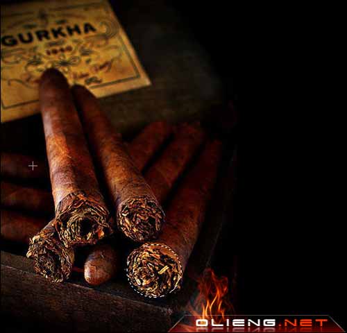 Light up a Cigar, Fire and Smoke image 1