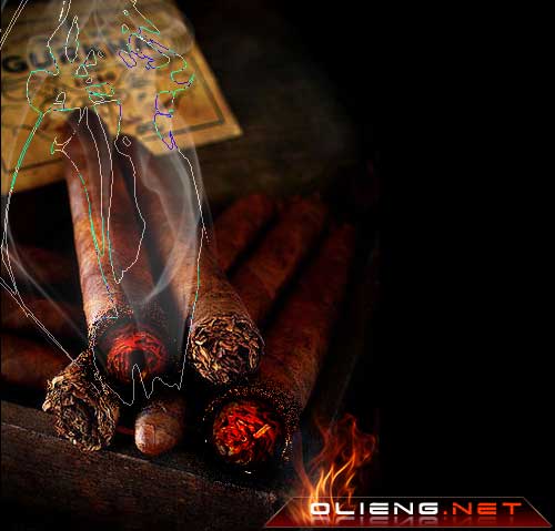 Light up a Cigar, Fire and Smoke image 5