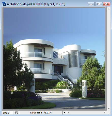 Adding Realistic-Looking Clouds to an Image image 3
