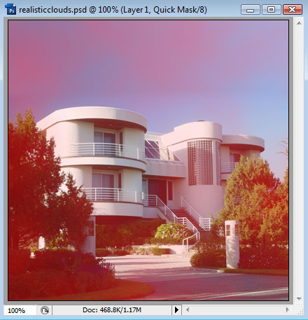 Adding Realistic-Looking Clouds to an Image image 4