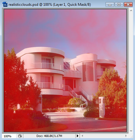 Adding Realistic-Looking Clouds to an Image image 5