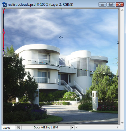 Adding Realistic-Looking Clouds to an Image image 8