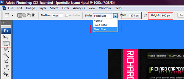 Portfolio Layout 4: The Code image 2