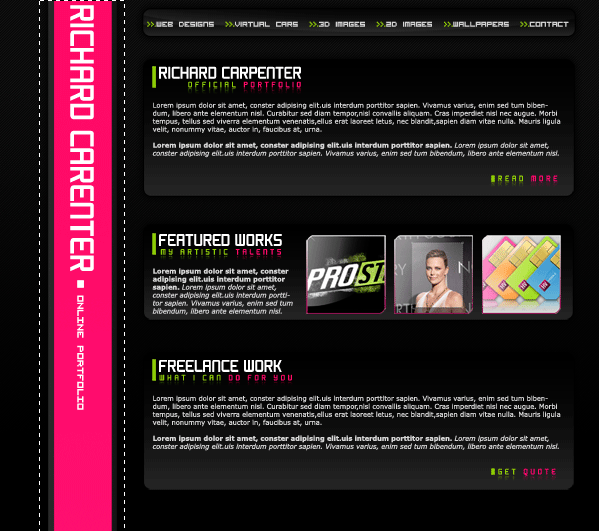 Portfolio Layout 4: The Code image 4