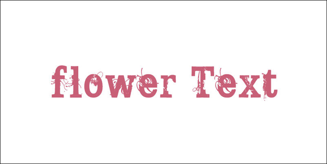 Create a Crispy-Crust Text Effect with Flower Texture in Photoshop image 2
