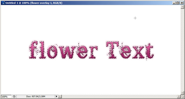 Create a Crispy-Crust Text Effect with Flower Texture in Photoshop image 10