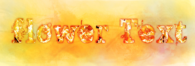 Create a Crispy-Crust Text Effect with Flower Texture in Photoshop image 16