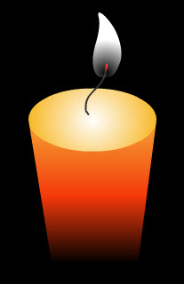 Create Realistic Candle Tutorial: Final Result